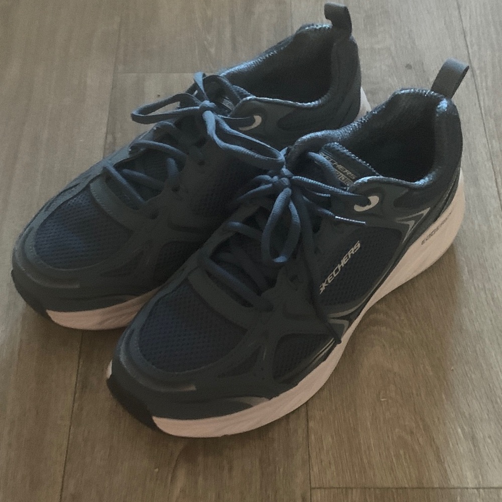 Skechers Dark Blue and White Sneakers